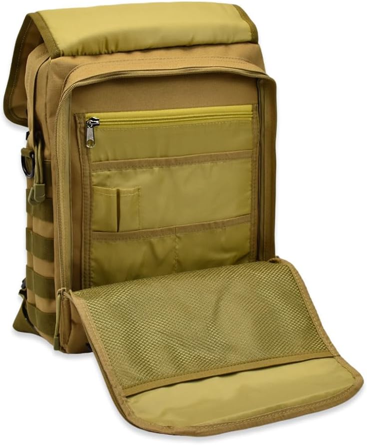 TORCH MOLLE Urban Commuter Backpack Laptop Bag Rucksack for Hiking Cycling Crossfit Light Rucking EDC Gear V2 (Desert)