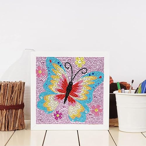 Miniatura 4 de CHWGLFGG Paquete de 6 kits de pintura de diamantes para principiantes, kit de arte de diamantes 5D para niños de 6-8-9-10-12 niñas y niños, lindos