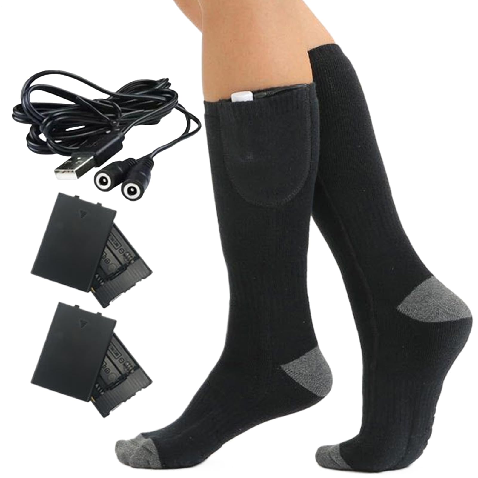 Beheizbare Socken Warmer, Waschbarer, Bequemer Fußwärmer