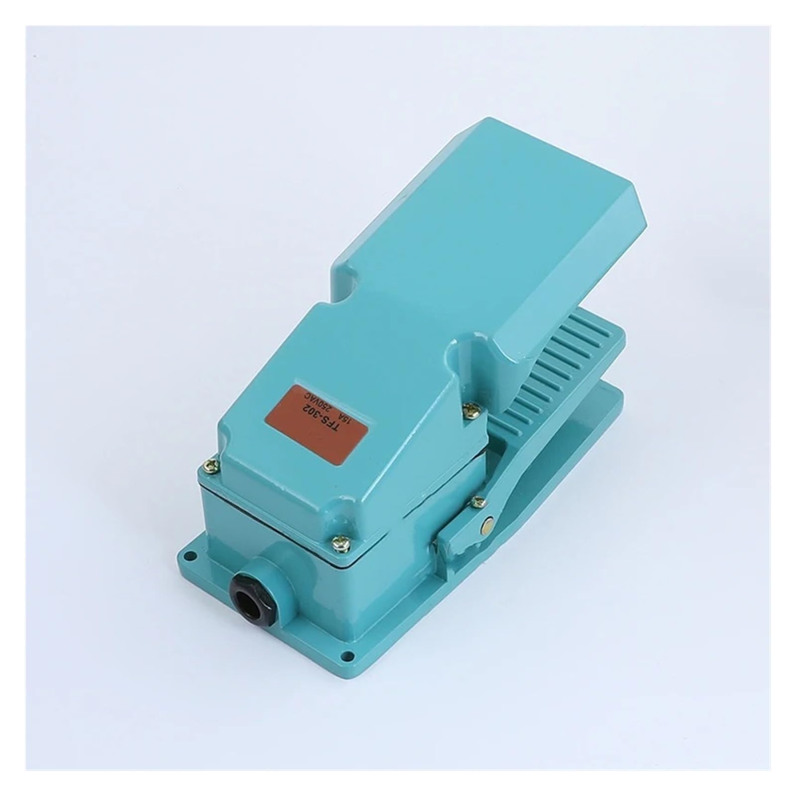 Pedal Industrial AC 250V 15A Transitorio metálico Antideslizante
