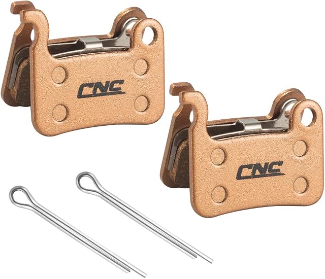 CNC Bicycle Disc Brake Pads for Shimano Deore XT M535 M595 M596 Deore M765 M775 M776 LX M585 XTR M965 M966 M975 SLX M665 T665 Saint Hone Alfine2 pairs(Resin,Multi-Metallic)