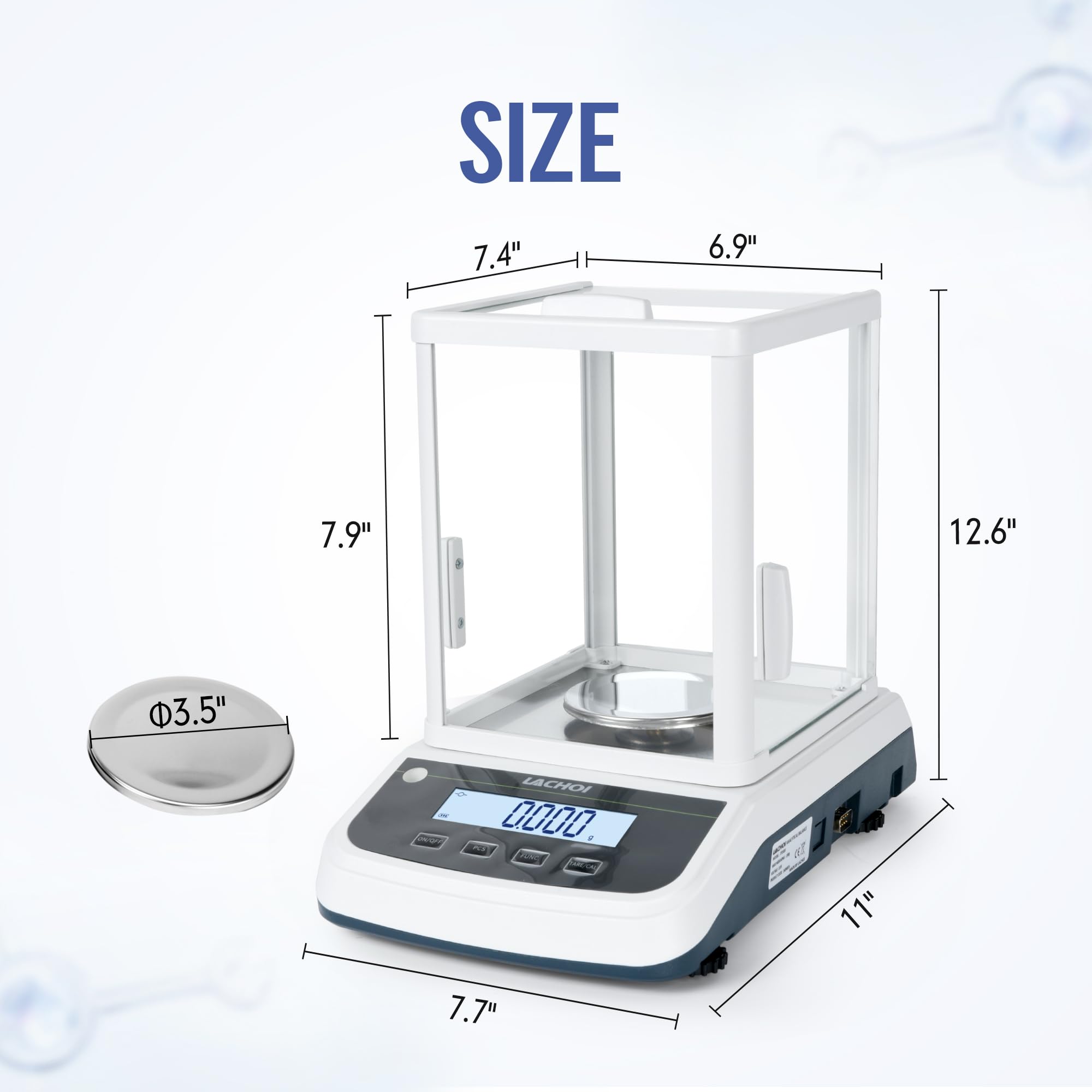 Lab Analytical Balance - 0.001g Precision Scale -3 Lab Analytical Balance - 0.001g Precision Scale -3