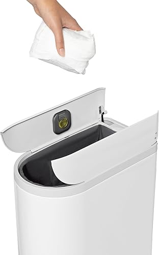 Miniatura 13 de Simplehuman - Bote de basura con tapa abatible (acero inoxidable, 30 litros)