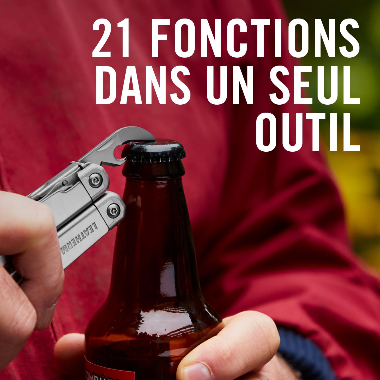 Leatherman Surge Outil Multifonction - 21 Outils Robustes avec Lames - Noir