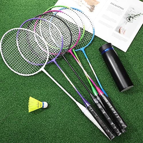 Set Of 10 Badminton Rackets Sports Badminton Lightweight Badminton Equipment Racquets With Bag For Player Adults Kids Outdoor Backyard Sport Game Supplies #TOP6