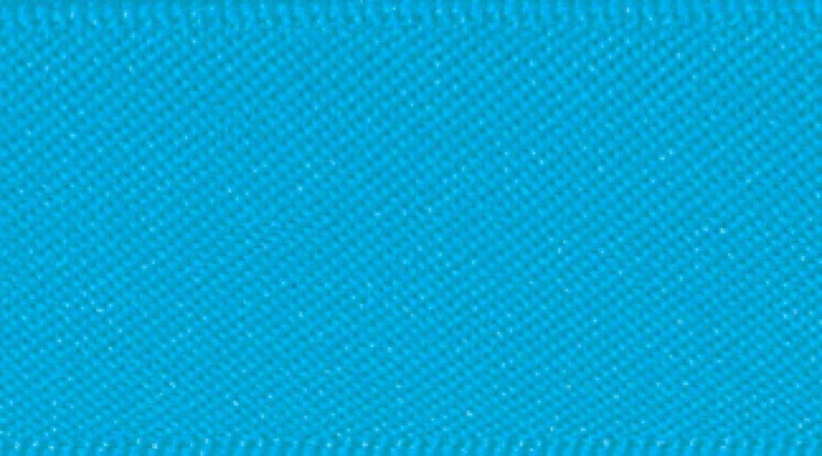 Berisfords Coloured Double Satin Ribbon - Ideal for Hair, Crafts and Gifts - Peacock - 7mm Wide x 100 Metre
