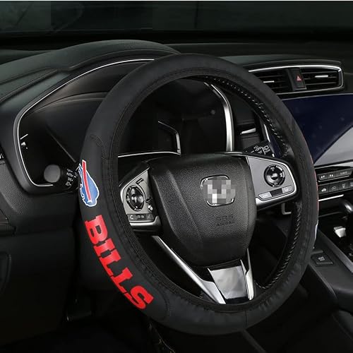 Elasticity Retractable 14.7-15.2inch Steering Wheel Cover for Bills Car Accessories