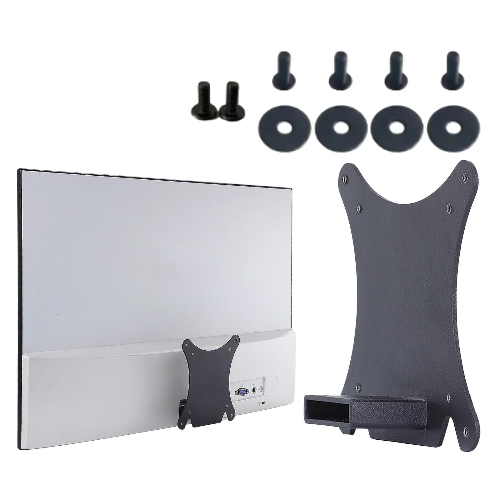 VESA Adapter，Compatible for HP 22ER 23ES 24EB 25EA 27F 22EF 27EF 23FW 25FW 27FW by Mount Bracket for VESA 75x75 100x100 Monitors Arms