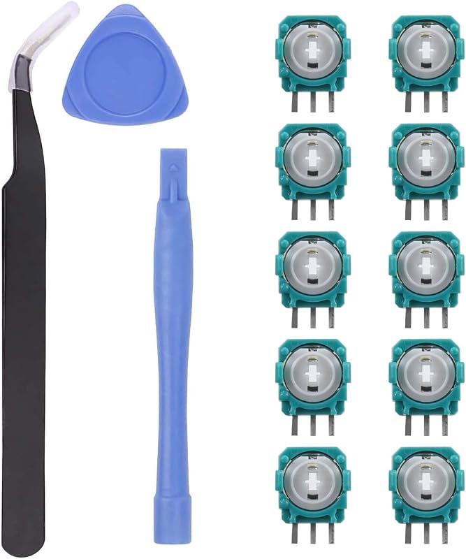 10PC Potentiometer Replacement for PS5 DualSense Controller, 2K3 Ohm Trimmer Potentiometer Sensor Module Sensor for ALPS Analog Joystick with Repair Kit