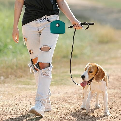 Miniatura 7 de COOWONE Bolsa de golosinas para perros con cierre magnético, bolsa de entrenamiento para perros pequeños, bolsa de bolsillo para golosinas para