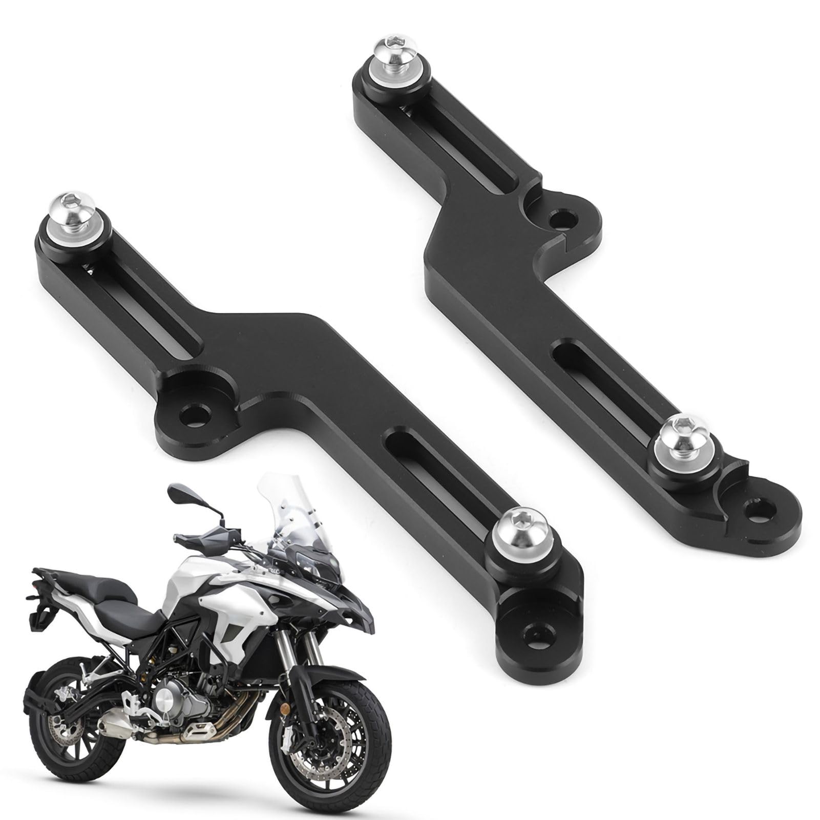 Soporte Elevador De Parabrisas Compatible Con Honda CB500X 2017-2020 - Aleación De Aluminio CNC, Incluye Tornillos (Kit De Ajuste)