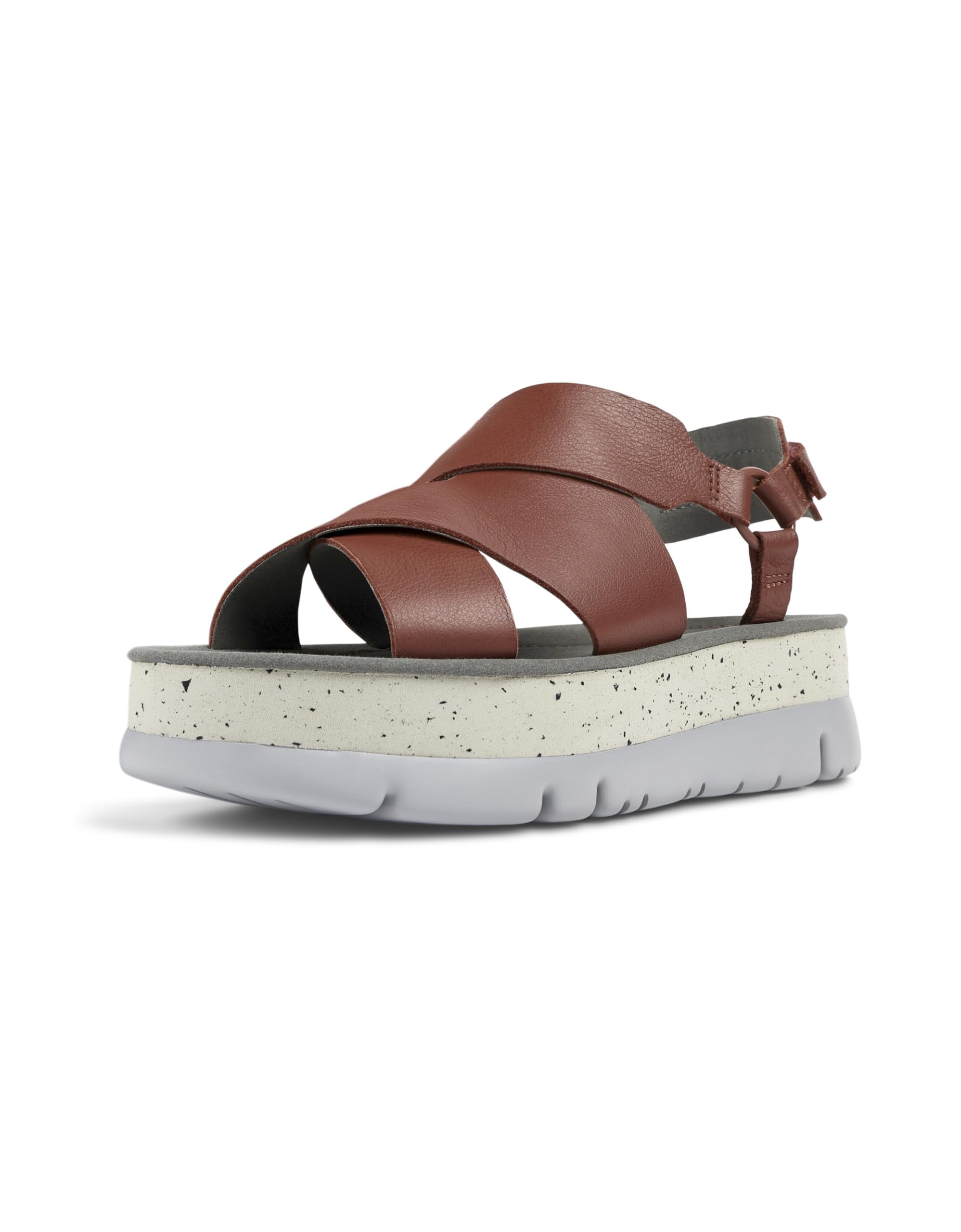 Camper Oruga Up K201399, Sandalo Donna, Rosso Medio 007, 39 Eu-image