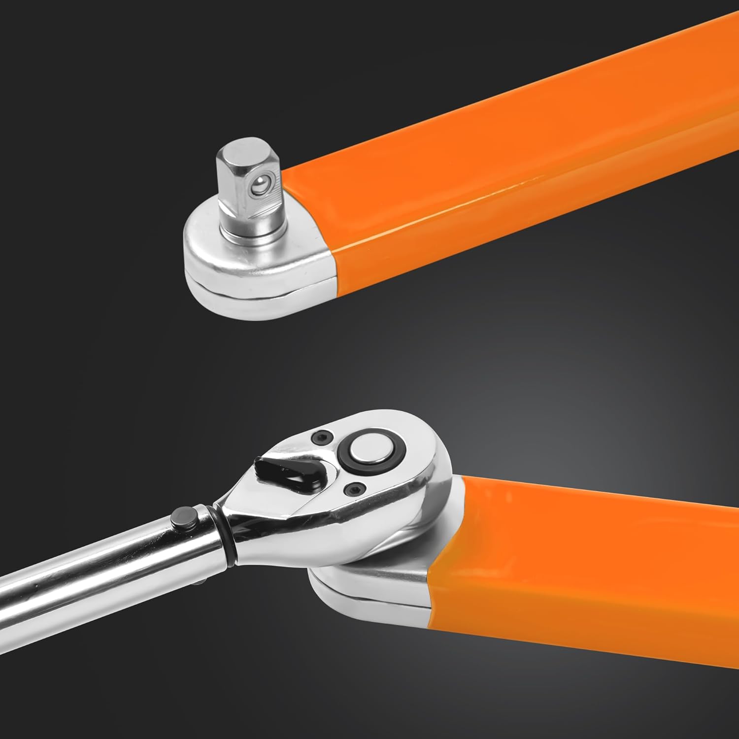 Impact Ready Offset Extension Wrench, Tight Reach Extension Wrench Set, with 1/2", 1/4" and 3/8" Square Drive Adapters, Universal Extensions Wrench for Tight Place