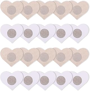 sowuno Nipple Sticker Solid Color 10 Pairs Lightweight Nonslip Mini Round Sticky Adhesive Invisible Bra Non-Woven Lift Sticky Adhesive-picture-12