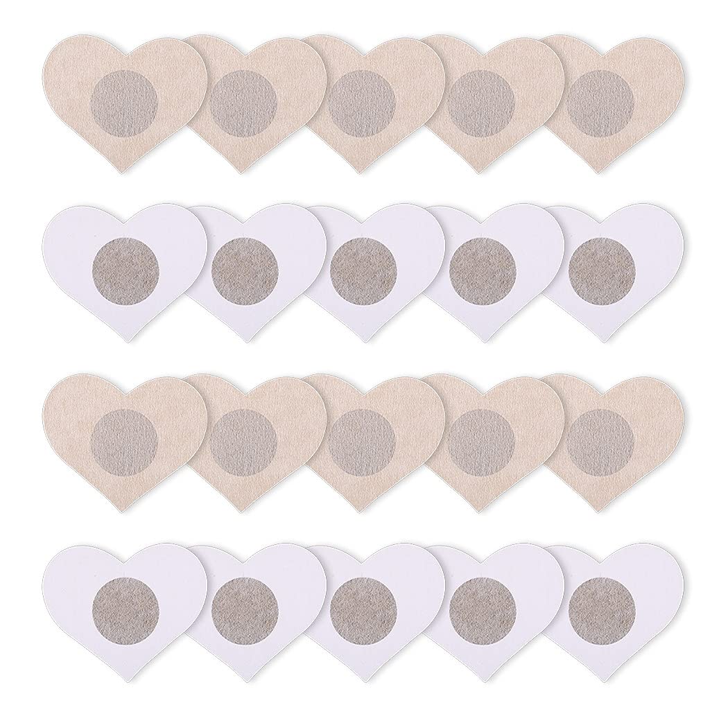 Nipple Sticker Solid Color 10 Pairs Lightweight Nonslip Mini Round Sticky Adhesive Invisible Bra Non-Woven Lift Sticky Adhesive-image-17