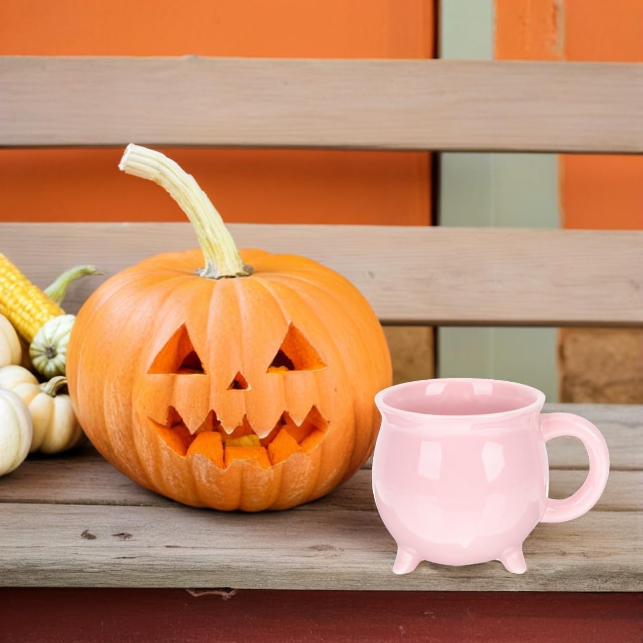 Angoily Mug Halloween Ceramic Craft Ceramic Cup Apartment Must Haves Water Cup Coffee Drinking Artistic Water Storage Milk Halloween Party Decorative Coffee