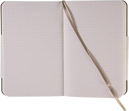 Fabriano Ispira Soft-Cover Notebook, 3.5 x 5.5, Dotted, Brown