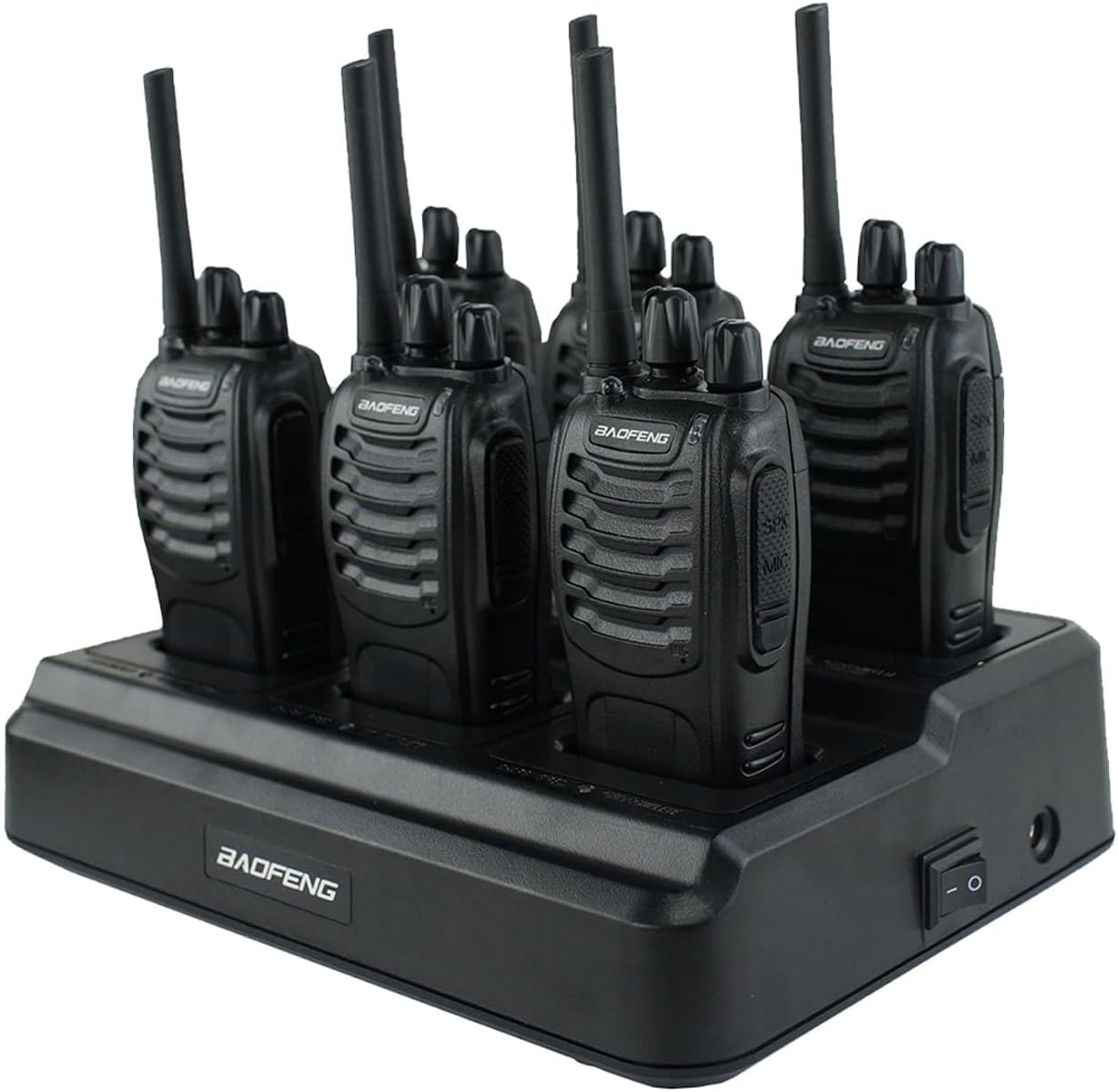 BAOFENG BF-888S Walkie Talkies for Adults Rechargeable Walkie Talkie 6 Pack