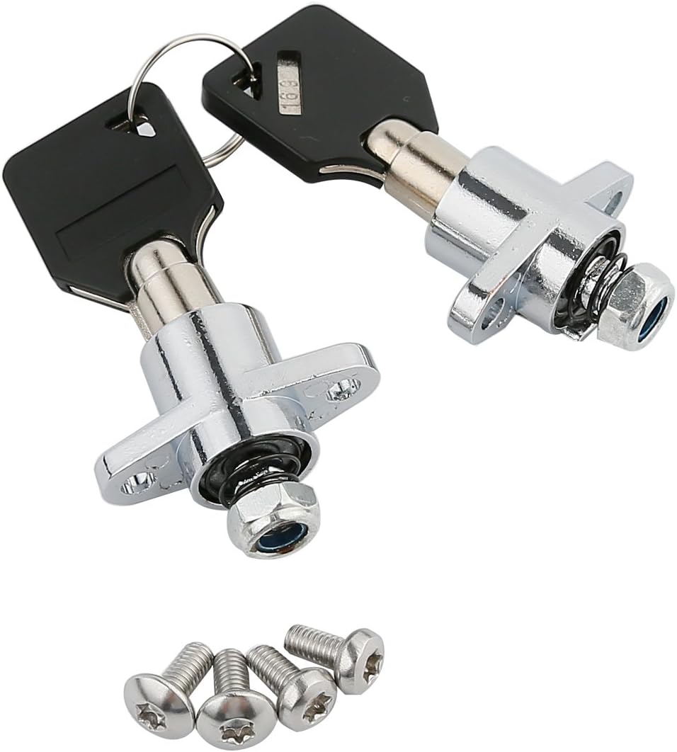TCMT Hard Saddlebag Locks & Keys Set Fits for Harley Touring Road King Glide Street Electra Glide Ultra Limited 2014-2023 Road King Special FLHRXS 2017-2024