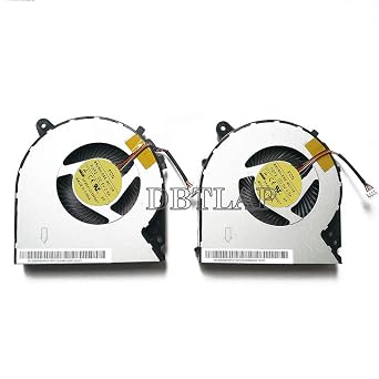 مروحة التوائم متوافقة مع Lenovo Ideapad Y700 Y700-15ISK Y700-15ACZ P/NMF75100V1-C010-S9A وحدة المعالجة المركزية + مراوح تبريد GPU 4PINS