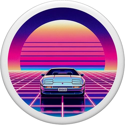 Miniatura 3 de Vaporwave Aesthetic Retro-Futurism Internet Nostalgia 80s PopSockets Standard PopGrip