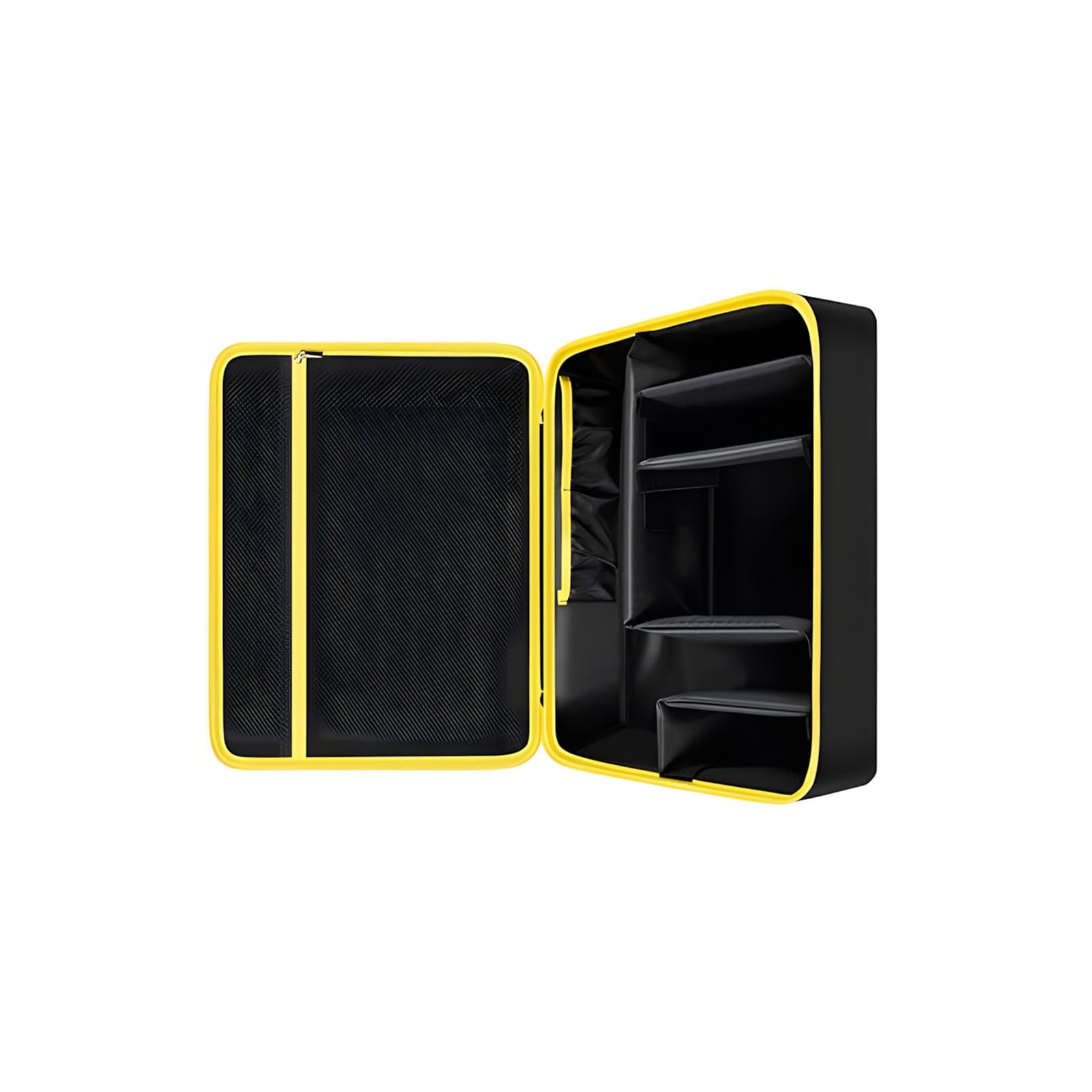 Carrying Case for Power Tool Accessories Featuring Foam Inserts and Exterior Multi Compartment Tool Bag