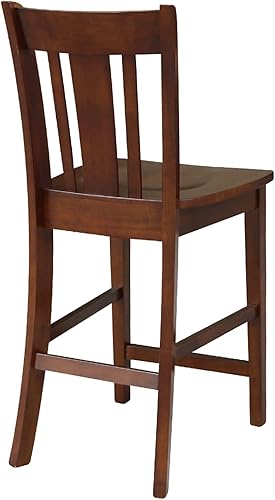 Miniatura 41 de International Concepts San Remo Taburete alto de bar, gris pardo lavado gris topo lavado,Espresso,Marrón,Beige,Negro -,Hickory/piedra