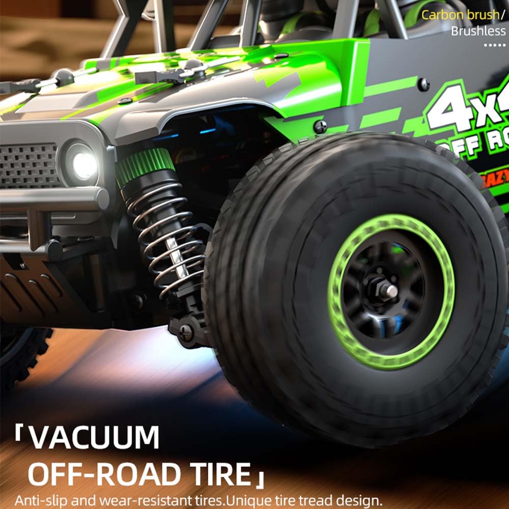 X-Verse SG202PRO Auto telecomandata 1:20 55KM/H RC Auto Spazzola di carbone motore 4WD All Terrain Offroad RC Truggy RC Truck Crawler per adulti e bambini (3 batterie)