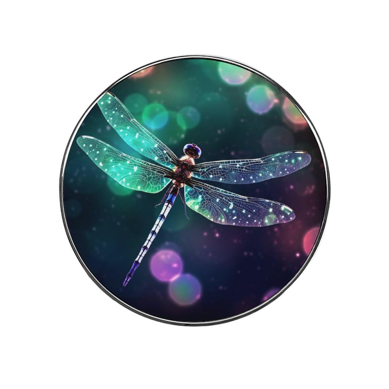Fridge Magnets Waterproof Small Strong Magnets for Fridge Galaxy Dragonfly Refrigerator Magnets Kitchen Accessories Cute Decorative Magnets for Whiteboard Locker Office Home Decor