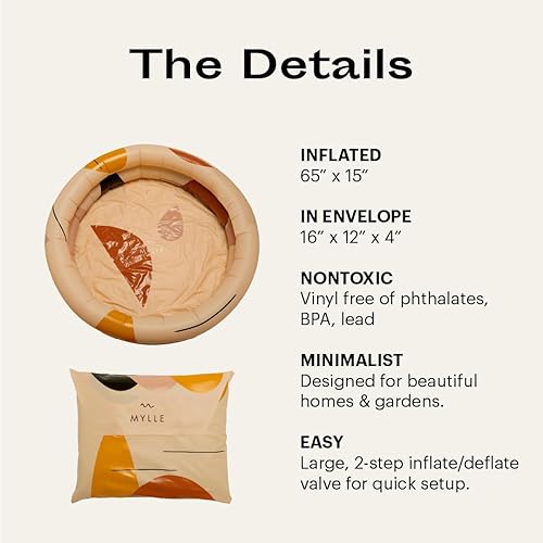 Miniatura 6 de Mylle Piscinas inflables - Hermosas piscinas inflables con diseño duradero - Formas