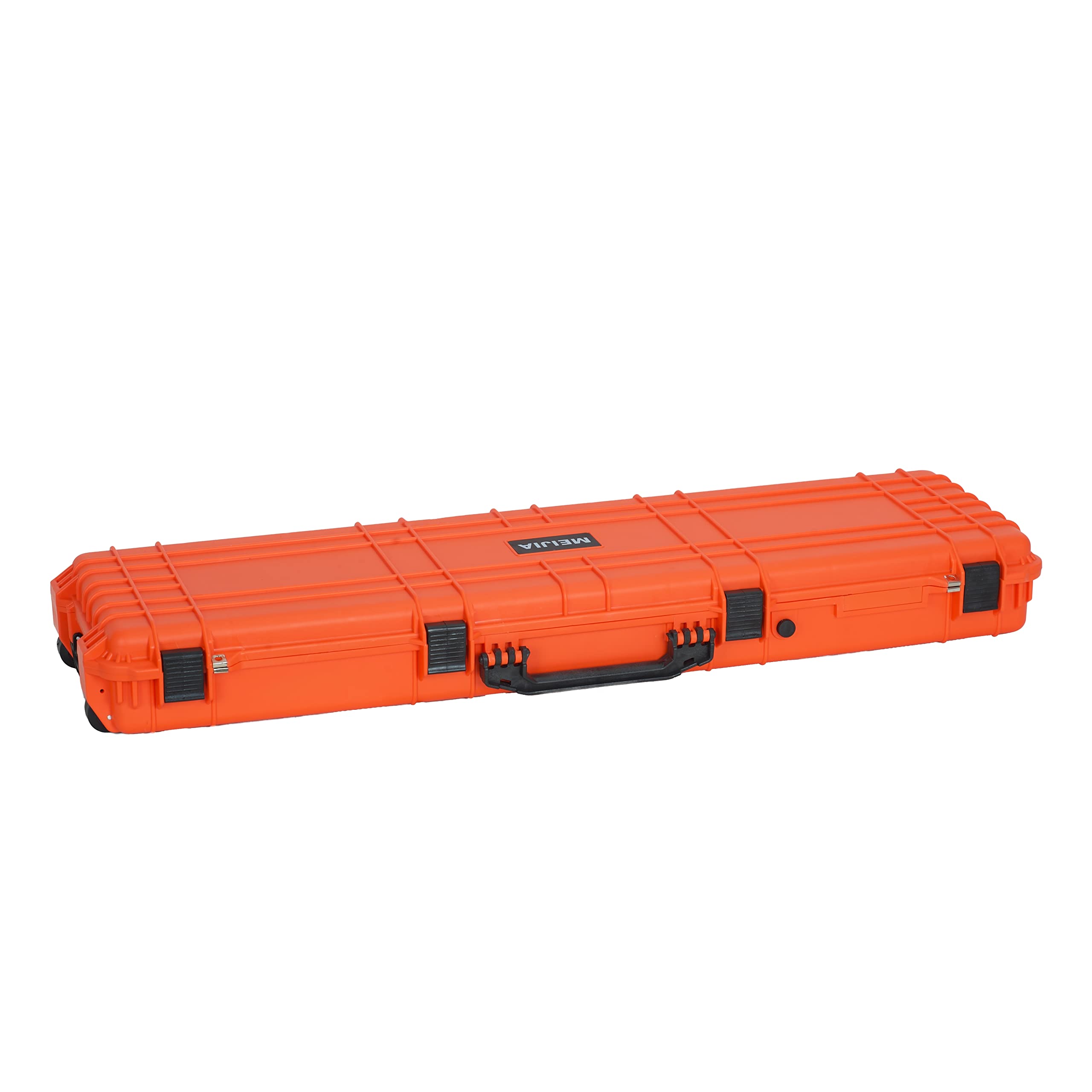 MEIJIA Portable Rolling Waterproof All Weather Hard Rifle Case,Gun case with Wheels,Customizable Fit Foam Included,Fit for Rifle,Guns,Shotguns, Airsoft Gun