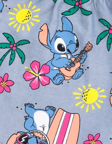 Disney Floral T-Shirt and Chambray Shorts Outfit Set Infant to Big Kid Sizes (12 Months - 14-16) - Image 5
