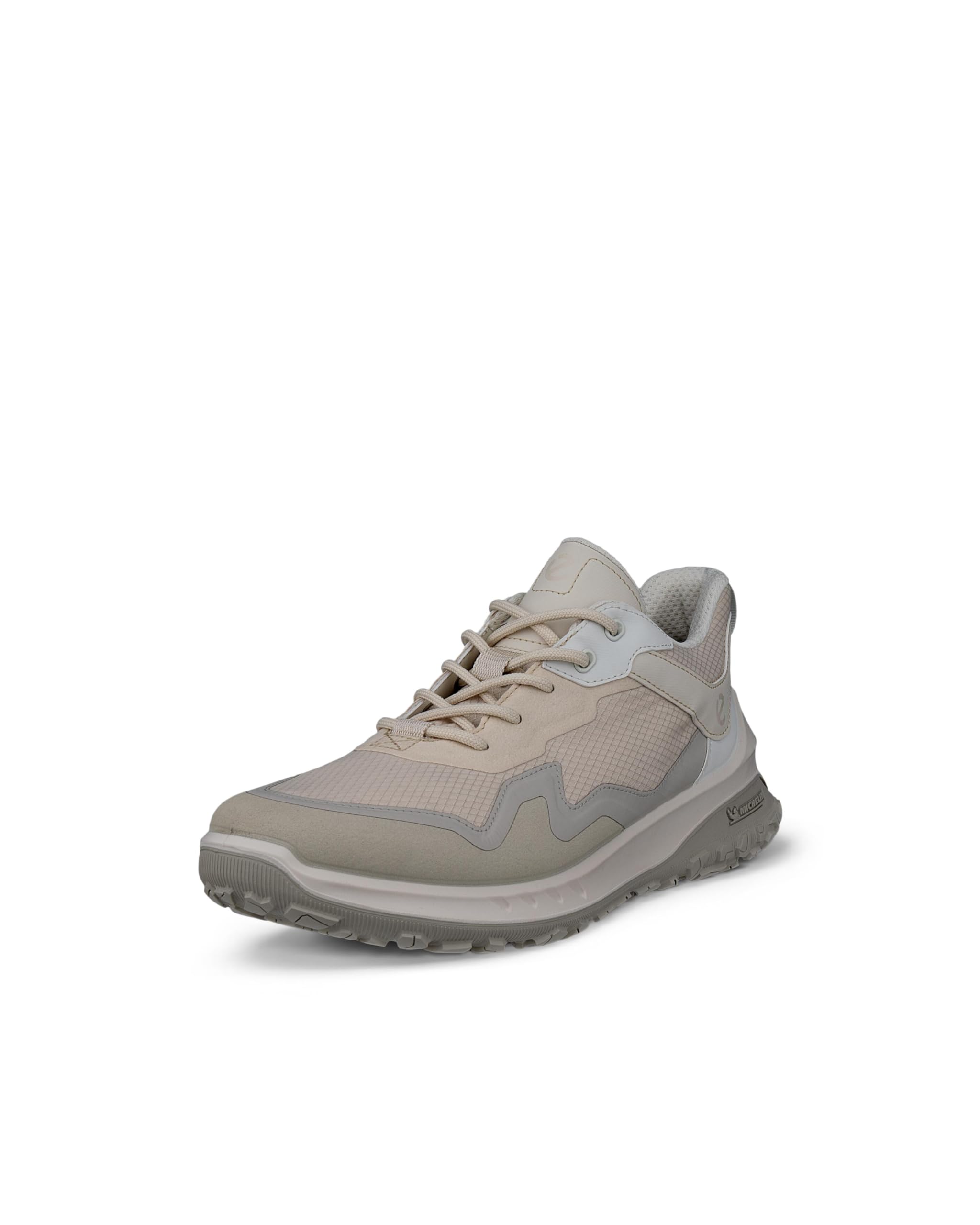 ECCO Women's Ultra Terrain Low Hiking Shoe, Gravel/Limestone/Shadow White, 6-6.5