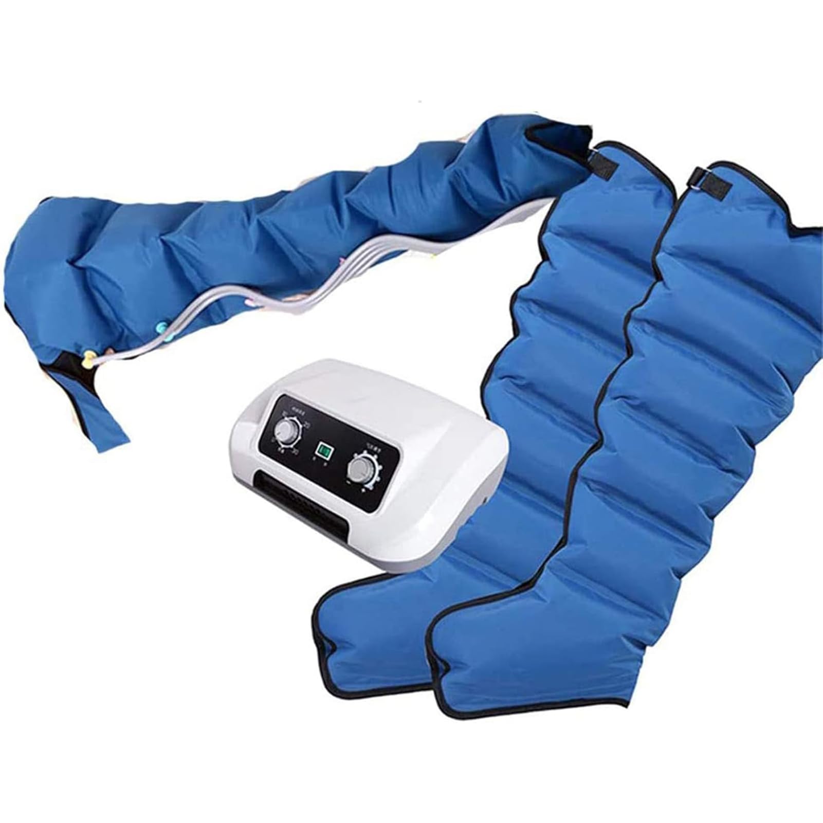 Appareil de massage par compression d'air à 6 cavités pour jambes, bras et taille