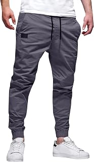 Walking Trousers for Men UK XXL Cargo Pants Men Zip Pockets Trousers Fashion Casual Length Full Mid Waist Pocket Pant Men's Solid Pencil Men's Pants Light Weight Cargo Pants for Men UK