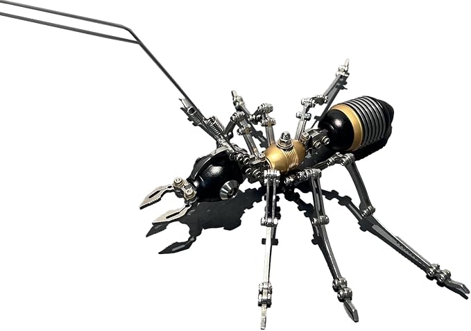 Amazon.com: Articulated Mechanical Ant Model, Metallic Finish, Made ...