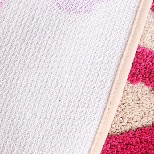 Miniatura 6 de Zeeinx Alfombra de baño con texto en inglés Get Naked, bonita alfombra de baño de microfibra antideslizante, divertida decoración de baño, lavable a