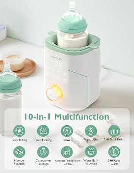 Momcozy Nutri Bottle Warmer & Momcozy Portable Milk Warmer for Travel