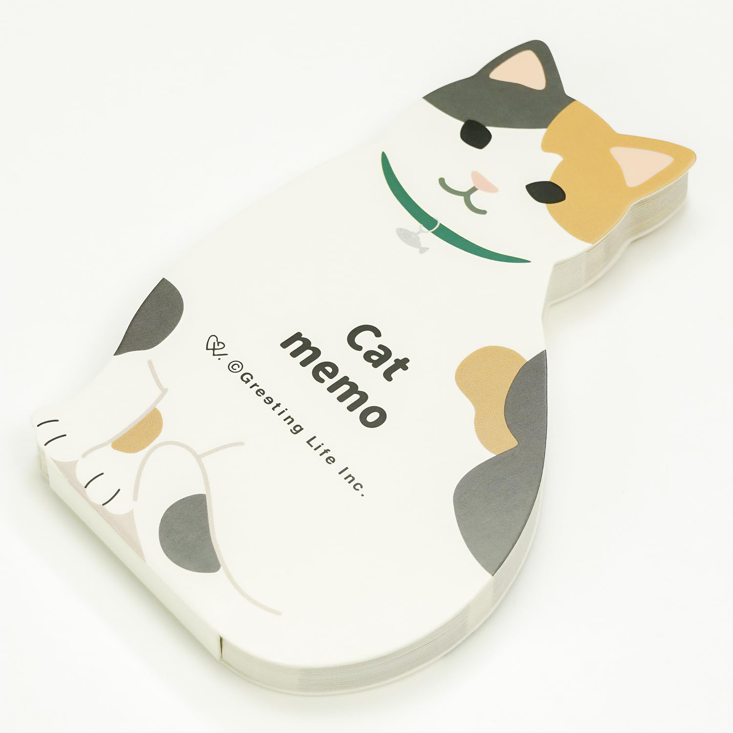 Amazon.co.jp: グリーティングライフ アニマルダイカットメモ ねこ ETN