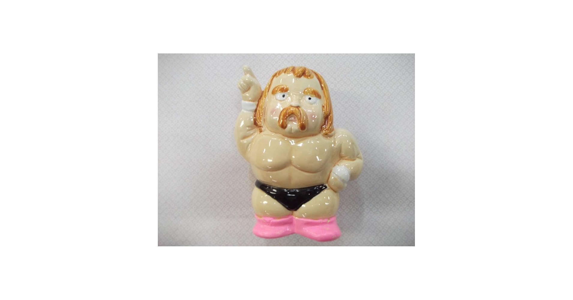 [14]ハルク・ホーガン プロレスラー 貯金箱 置物 陶器 昭和レトロ 80年代 14]ハルク・ホーガン プロレスラー 貯金箱 置物 陶器 昭和レトロ