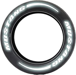 Amazon.com: YLYHFKVZN Reflective Tire Lettering Sticker Gray Letters ...