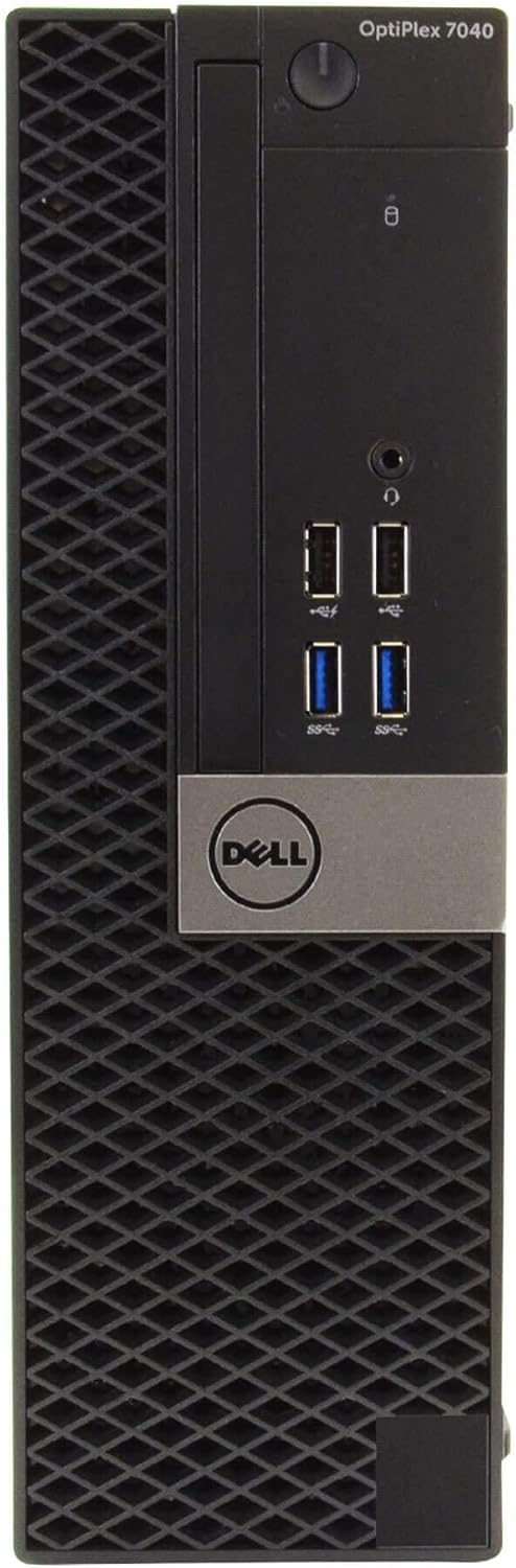 Dell 7040 Desktop PC, i5-6500 (3.2GHz), 16GB RAM, 512GB SSD, Windows 11 Pro, 23.6" Monitor, RGB Keyboard & Mouse, RGB Speakers, 1080p Webcam, 16GB Flash Drive, WiFi (Renewed)