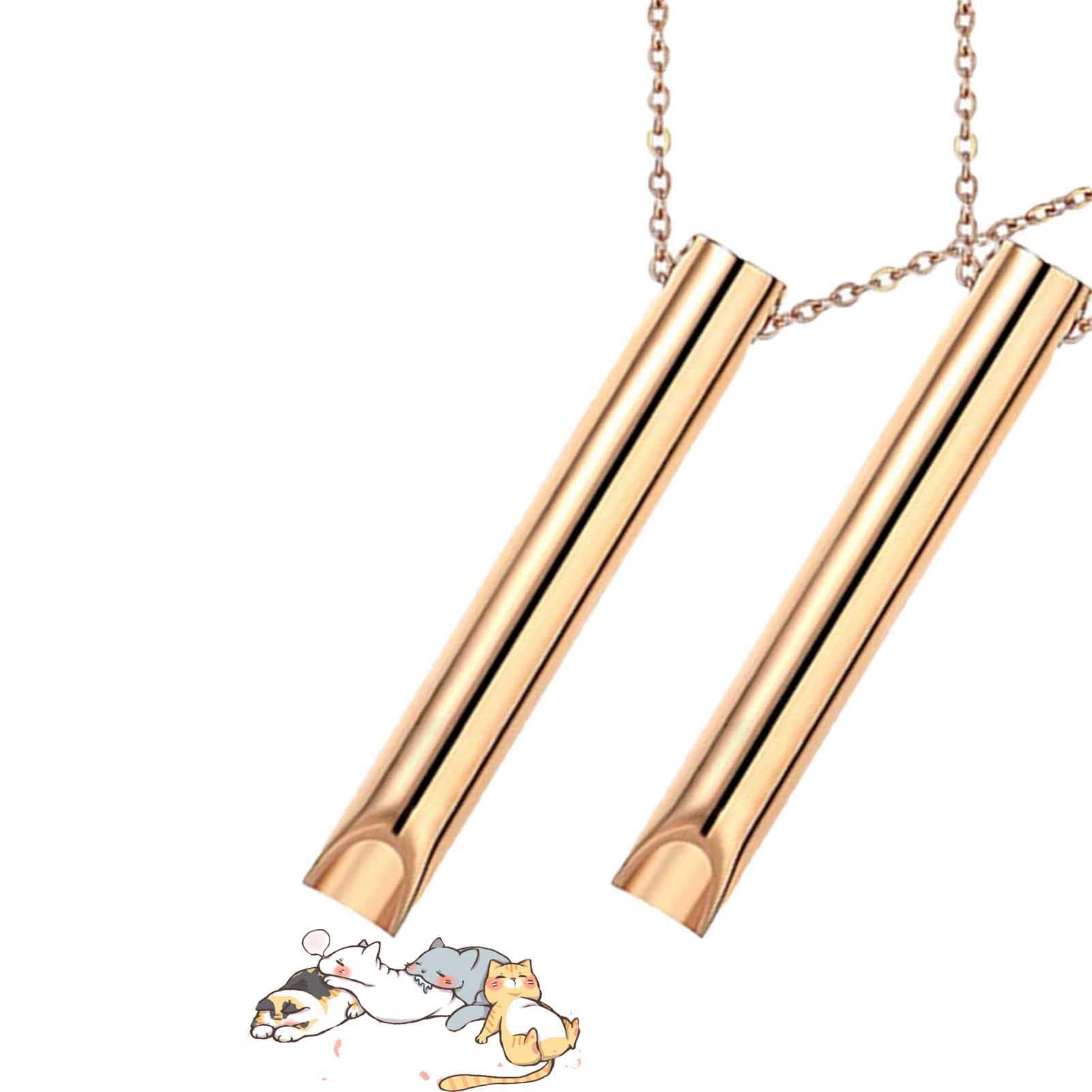 Ntddf Venora Breathwork Necklace, Venora Breathwork, Venora Necklace, Venora Breath Necklace, Stainless Steel Mindful Breathing Necklace, Breathing Necklace for Anxiet Relax Calm Mindfulness