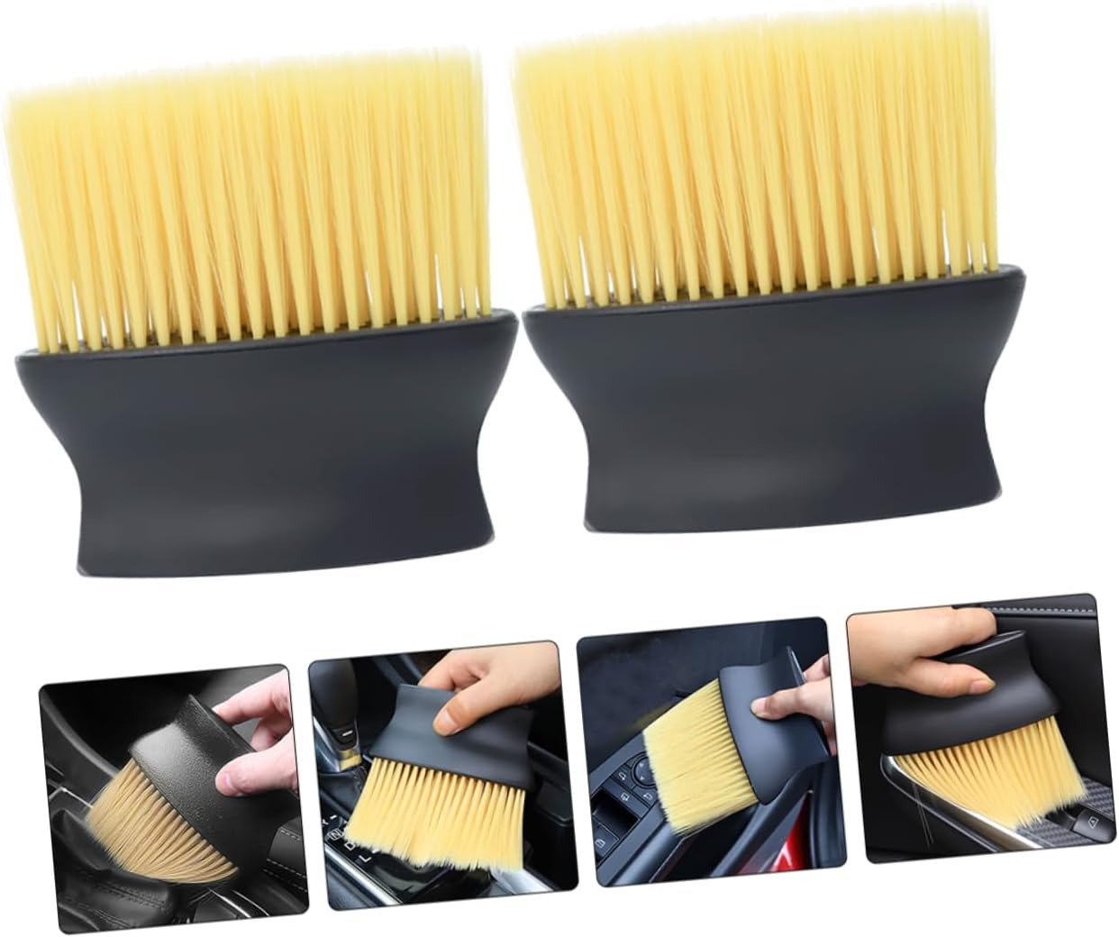 Hemobllo 16pcs Detailing Brush for Car Interior Cleaning Soft Bristles for Dust Removal Tight Spaces Versatile Auto Detailing Tools for Cars and Home Use