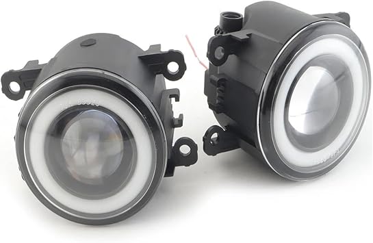 Front Fog Light Lamp for Suzuki for Jimny Jb43 1998-2020 1Pair Fog Light Angel Eye Daytime Running Lights