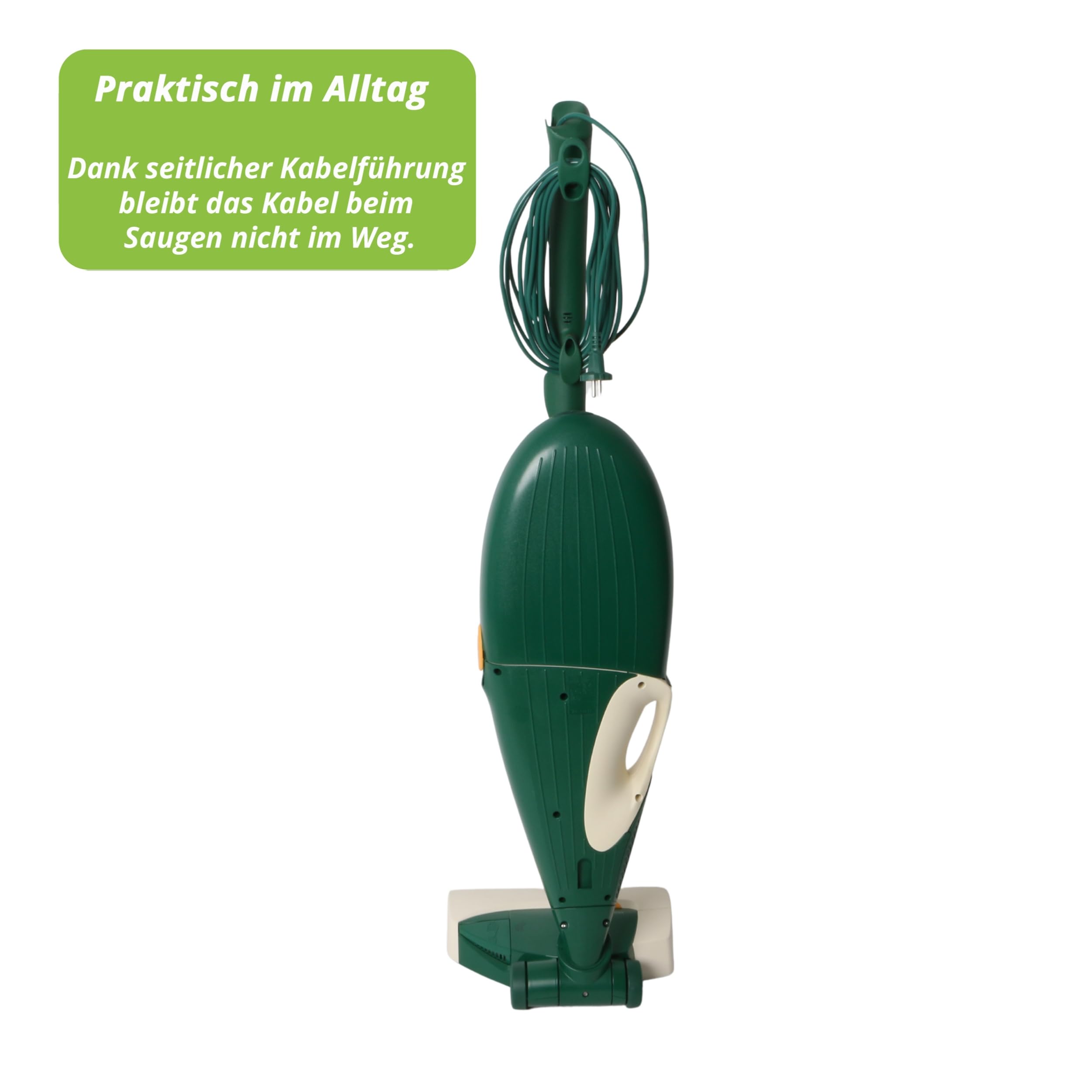 Staubsaugerladen.de Original Vorwerk Kobold VK-135 + cepillo eléctrico EB-351 – Aspiradora Vorwerk incluida 3 años de garantía del distribuidor (reacondicionado)