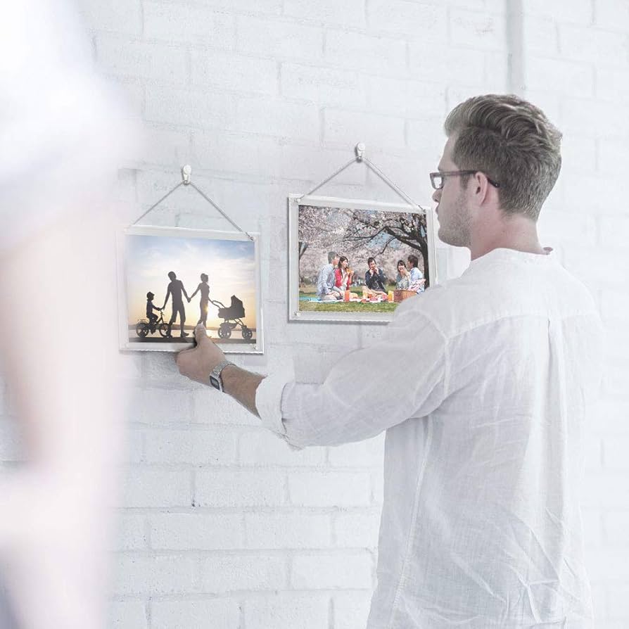 Amazon.co.jp: LAPONO アクリルフォトフレーム B5判 写真立て