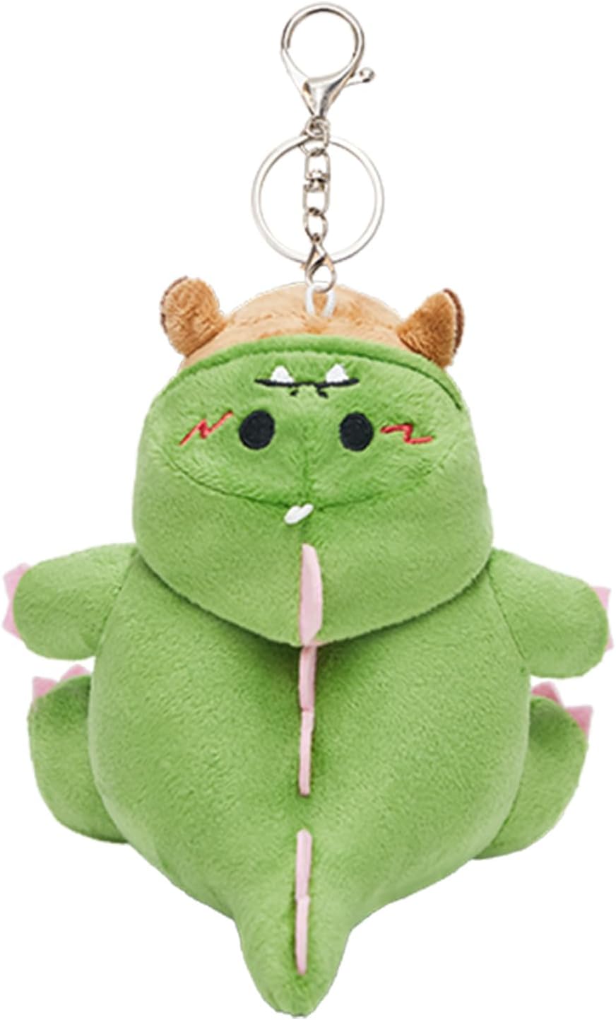 OLAOLA Cute Capybara Keychain Plush Pendant Dinosaur Stuffed Animal, Collectible Toys Home Decorations, Capybara Bag Charm Gifts for Girls and Boys