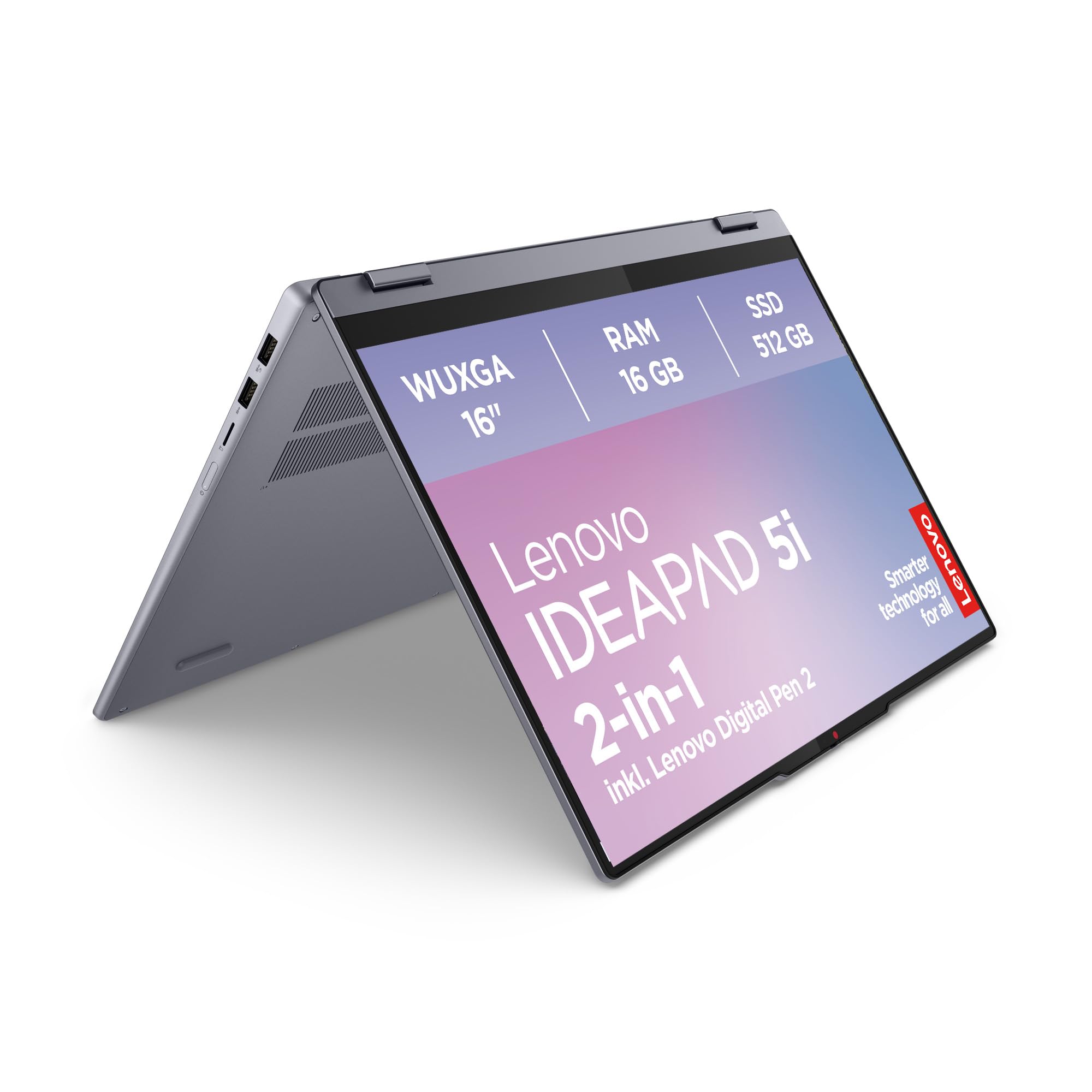 Lenovo IdeaPad 5 2-in-1 Laptop | 16 Inch WUXGA Display | Intel