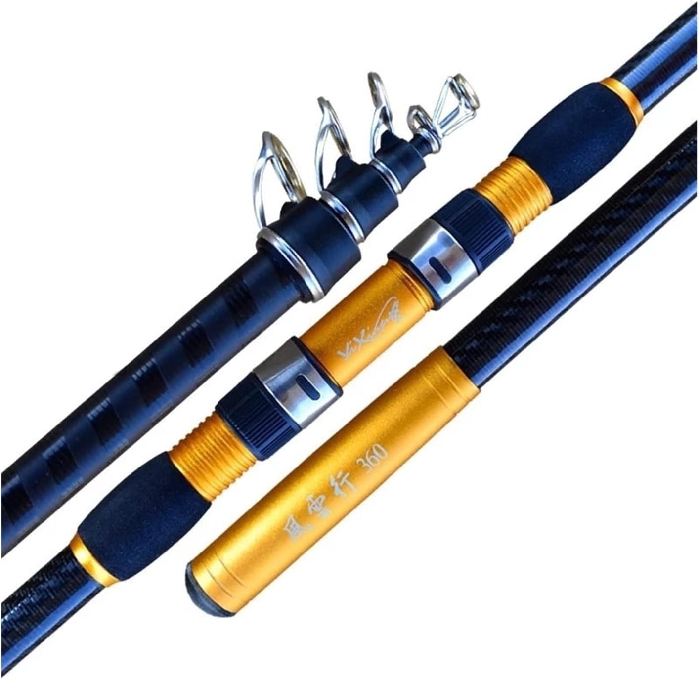 5ピースパックロッド 208cm ベイトロッド トラベルロッド C6105M 5